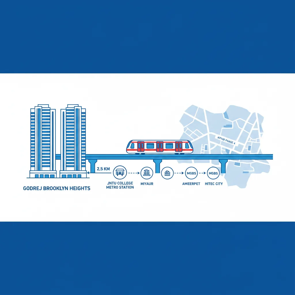 Godrej Brooklyn Heights Nearest Metro