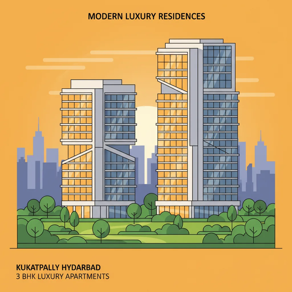 3 BHK Luxury Flats in Kukatpally