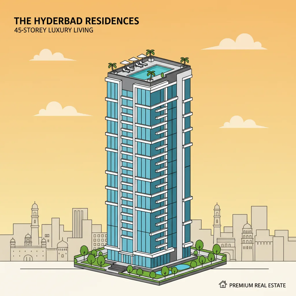 45 Floor Residential Building in Hyderabad