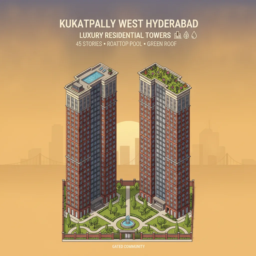 Godrej Brooklyn Heights FAQs - Luxury twin high-rise towers in Brooklyn-inspired architecture with rooftop pool and gardens