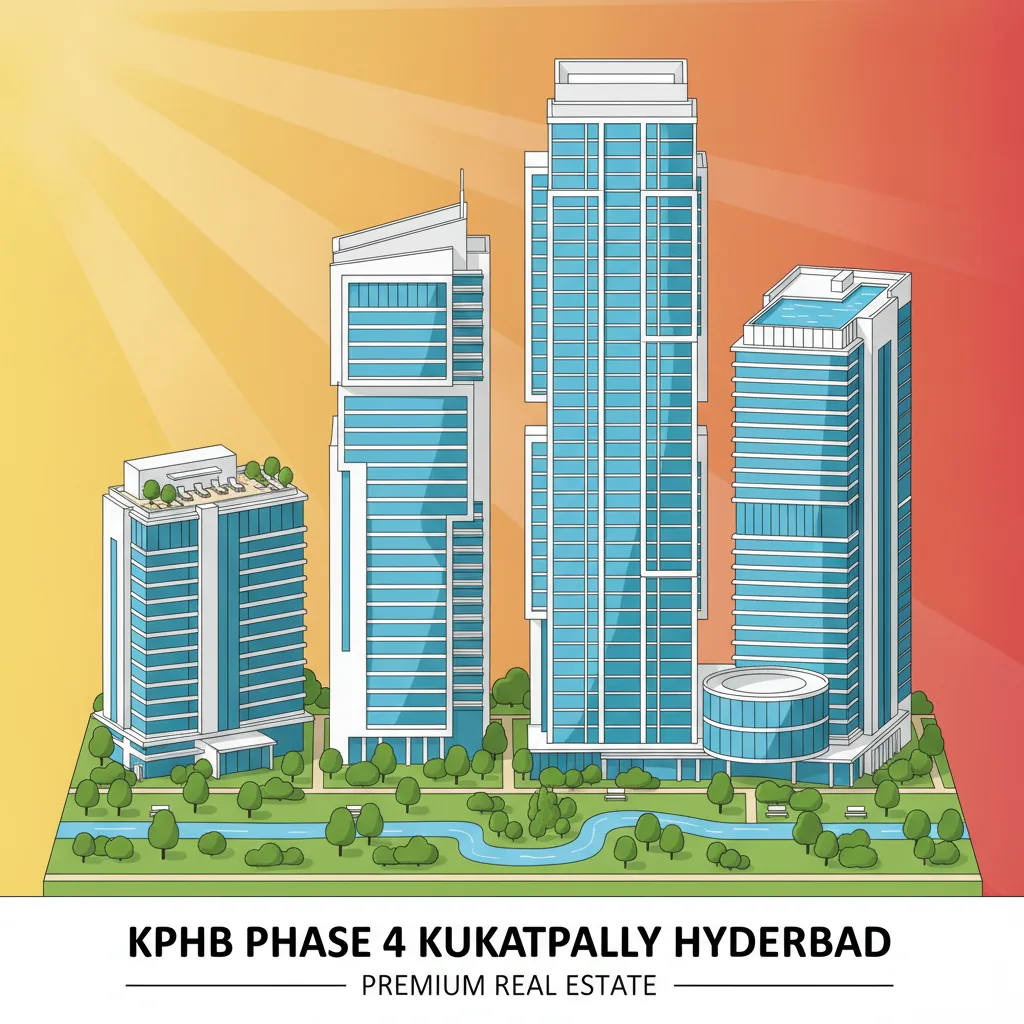 Godrej Brooklyn Heights Project Office - Modern luxury residential high-rise towers at KPHB Phase 4, Hyderabad