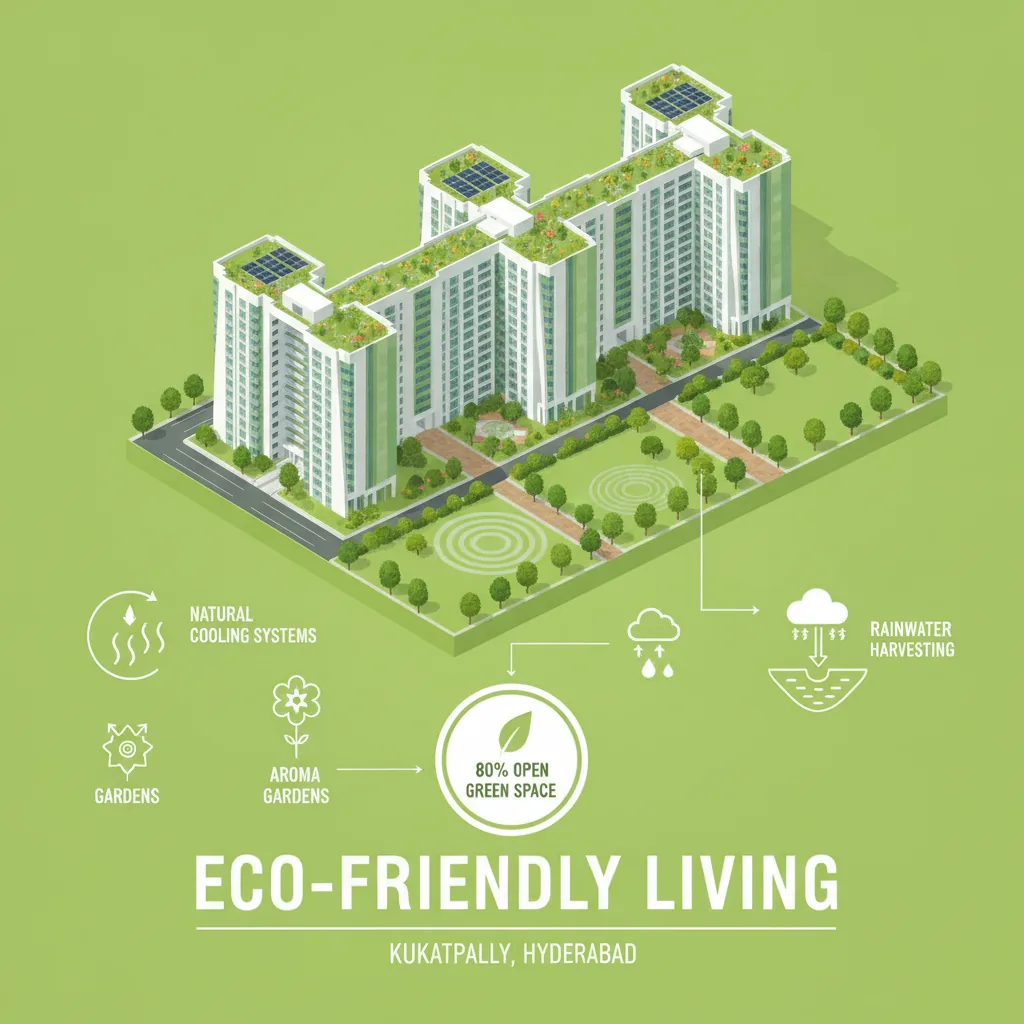 Green living environment at Godrej Brooklyn Heights eco-friendly luxury apartments with lush gardens and sustainable features
